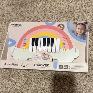 Moover Mini Piano - Wood Toy (real sounds) NIB